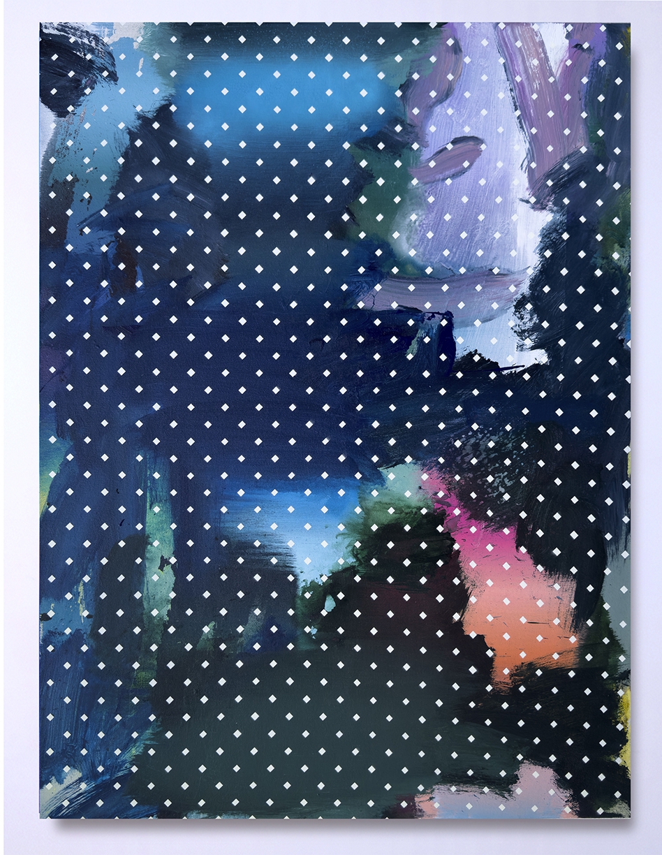 Chris Trueman, NCVY, 2025, Acrylic on canvas, 40 x 30 x1.5 inches