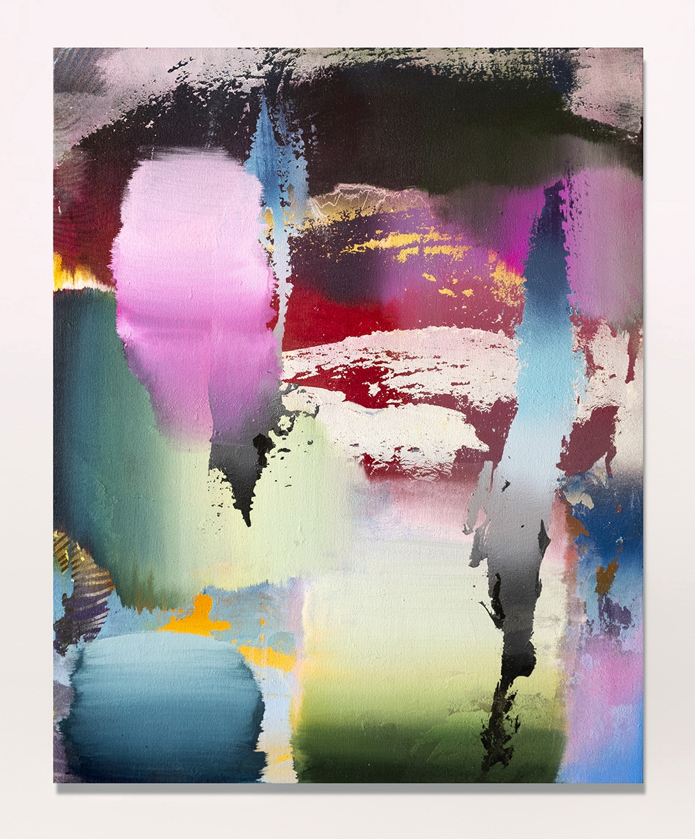 Chris Trueman: NLT, 2023, Acrylic on canvas, 30 x 24 inches