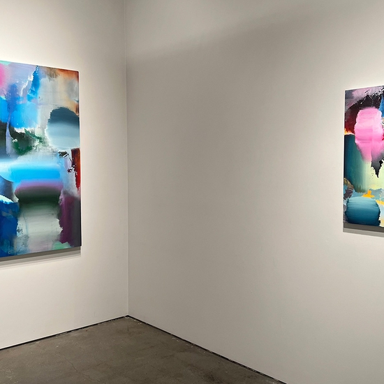 Installation in 'Dividing The Light' Solo 2023 Exhibition