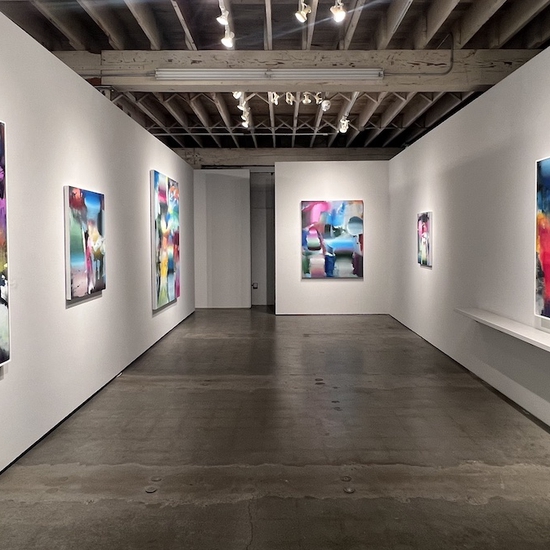 Installation in 'Dividing The Light' Solo 2023 Exhibition