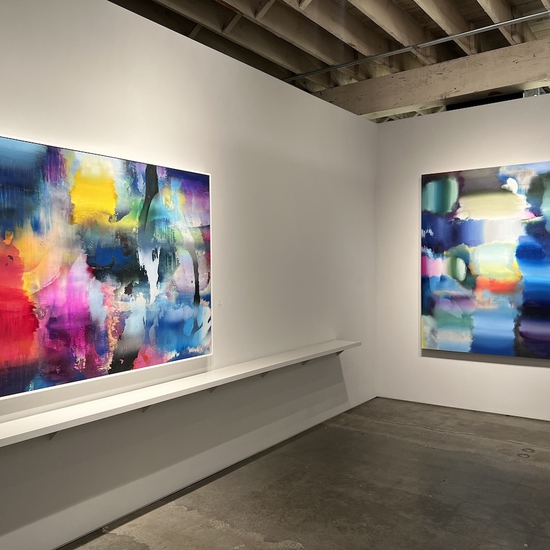 Installation in 'Dividing The Light' Solo 2023 Exhibition