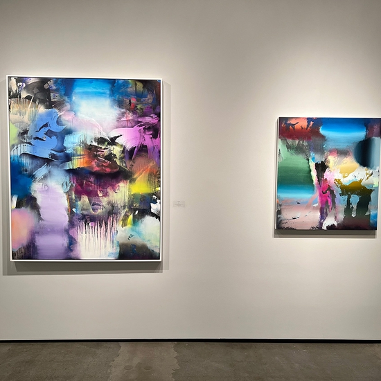 Installation in 'Dividing The Light' Solo 2023 Exhibition