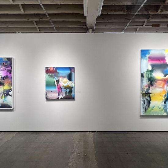 Installation in 'Dividing The Light' Solo 2023 Exhibition
