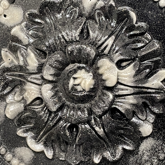 Detail of 'Fragment as Ruin (palmetto in black)'