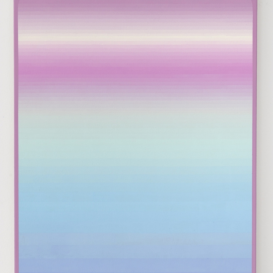 Audrey Stone: Venetian Hold, 2021, Flashe on canvas, 20 x 16 inches