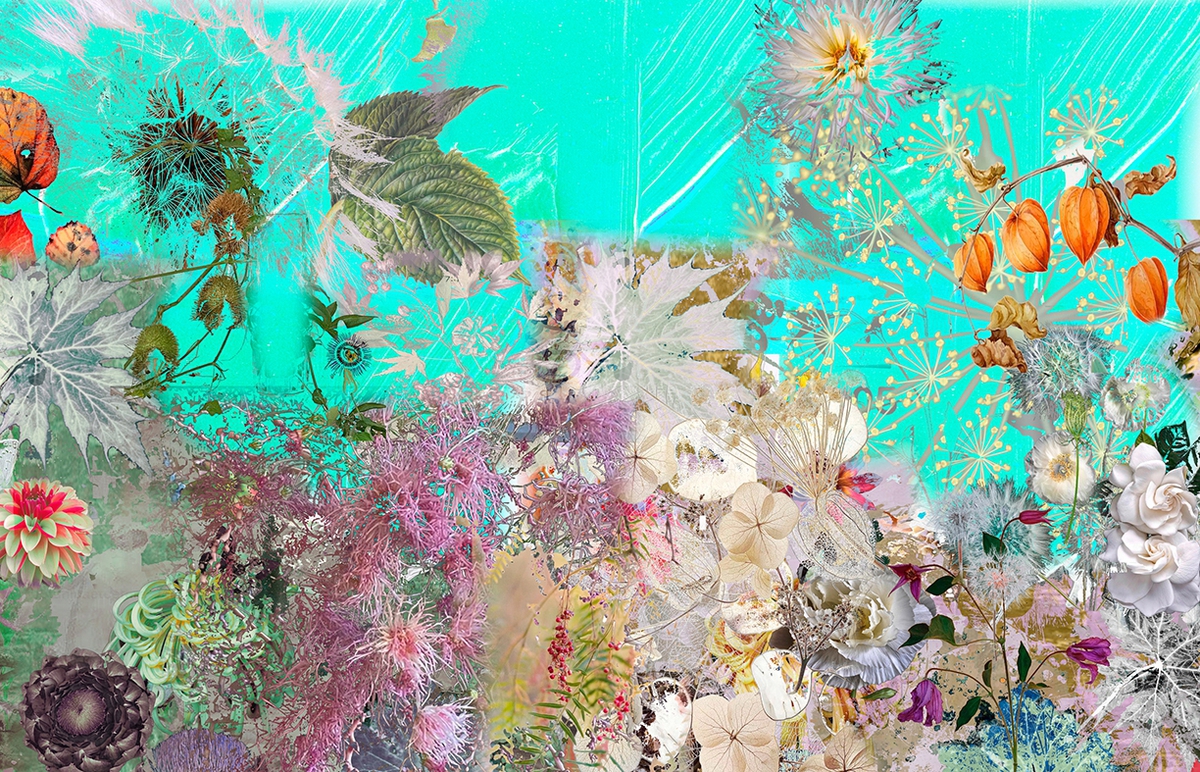 Irene Mamiye: Homage 8570, 2021, Archival pigment print, 46 x 72 inches