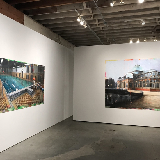 'Old Pool' and 'Crystal Palace / Retiro / Madrid' in'Thresholds',  2018 Solo Exhibition