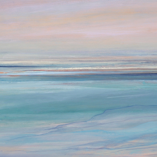 Philip Govedare: Wake, 2020, Oil on canvas, 26 x 56 inches