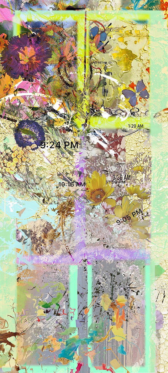 Irene Mamiye: Homage 7868, 2018, Archival pigment print, 72 x 36 inches