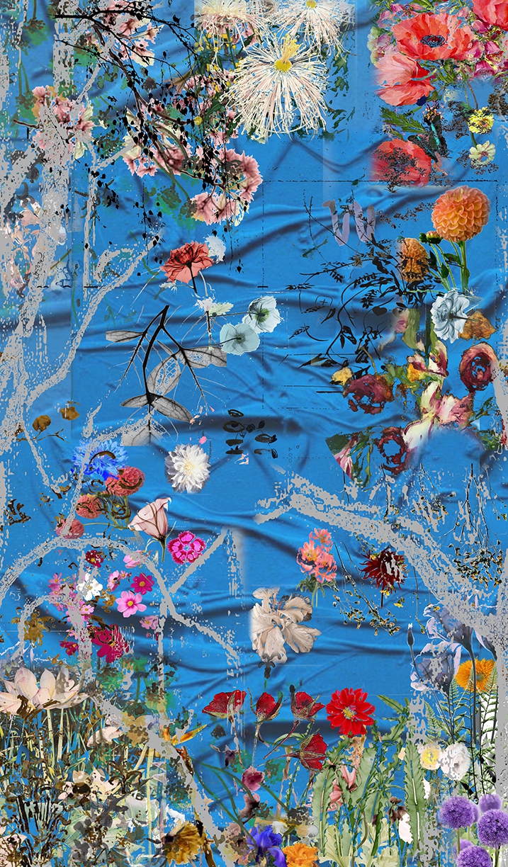Irene Mamiye: Homage 7832, 2018, Archival pigment print, 72 x 42 inches