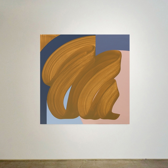 Michelle Weddle: Bound, 2022, Mixed media on canvas, 48 x 48 x 2.25 inches