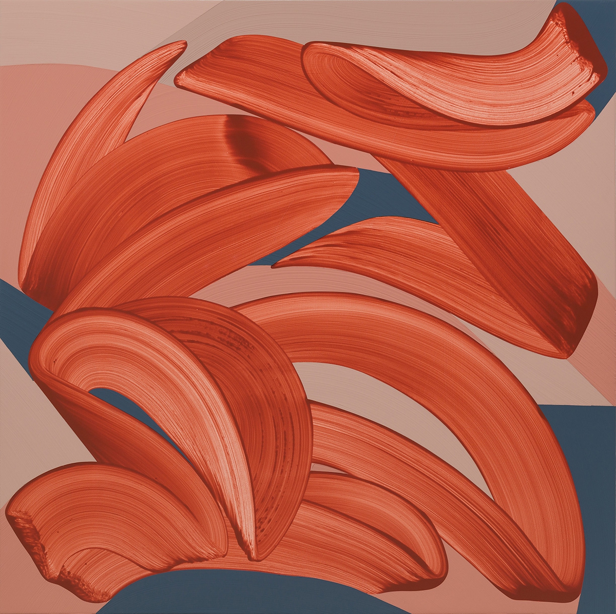 Michelle Weddle: Forte, 2024, Acrylic on Canvas, 60 x 60 x 2 inches