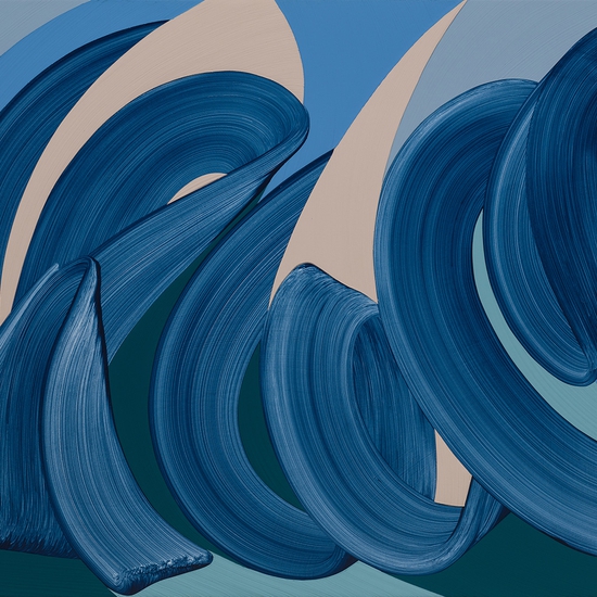 Michelle Weddle: Melodic, 2024, Acrylic on Canvas, 48 x 60 x 2 inches