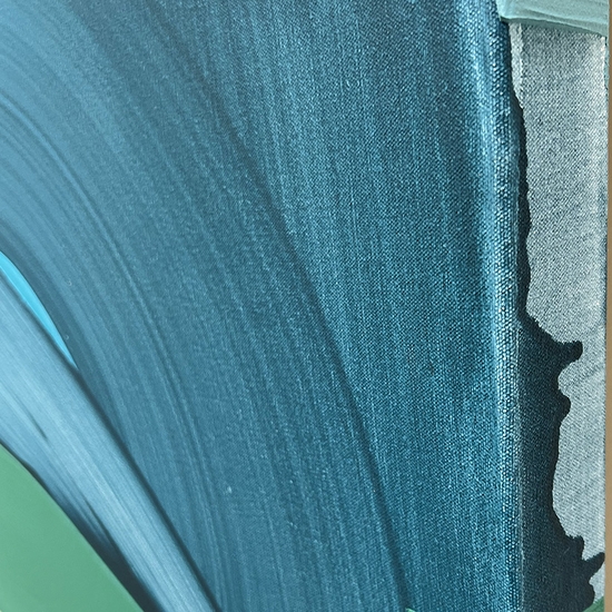 Side view of 'Outpour'