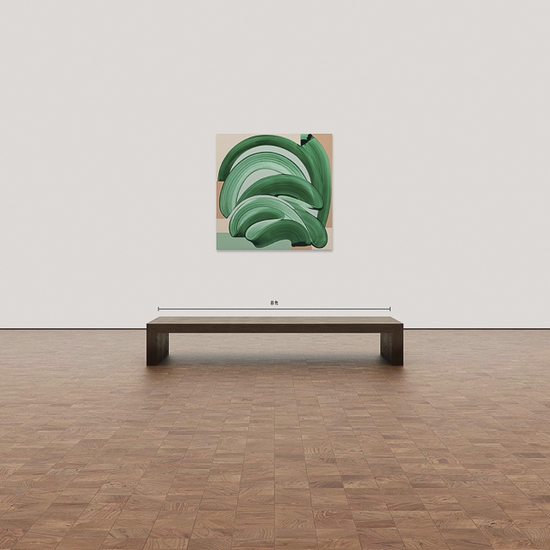 Michelle Weddle: Tempo, 2024, Acrylic on Canvas, 48 x 48 x 2 inches
