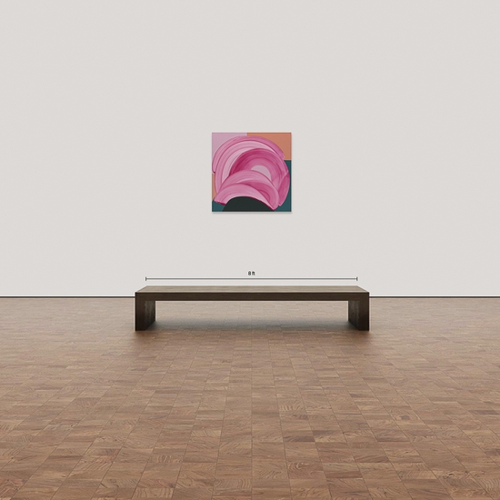 Michelle Weddle: Vivace, 2024, Acrylic on Canvas, 36 x 36 x 2 inches