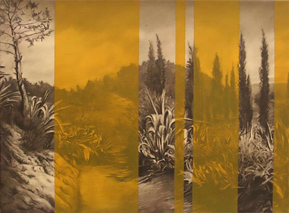 Rodney White, No.34, 1988, Charcoal, pigment, acrylic, 18 x 24 inches