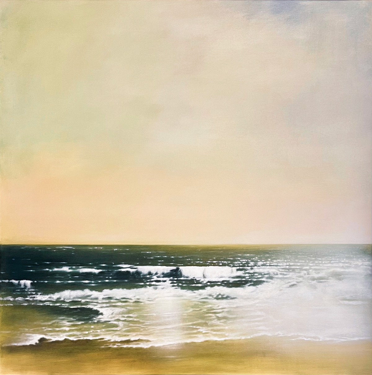 Hiro Yokose: Untitled #5450, 2021, Oil on canvas, 57 x 57 x 2.5 inches
