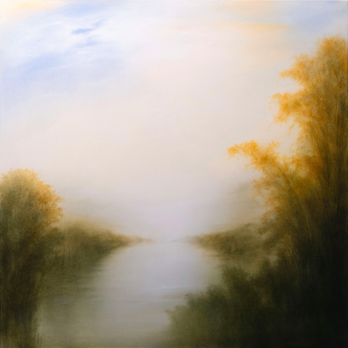 Hiro Yokose: Untitled #5500, 2023, Oil on canvas, 36 x 36 x 2.5 inches