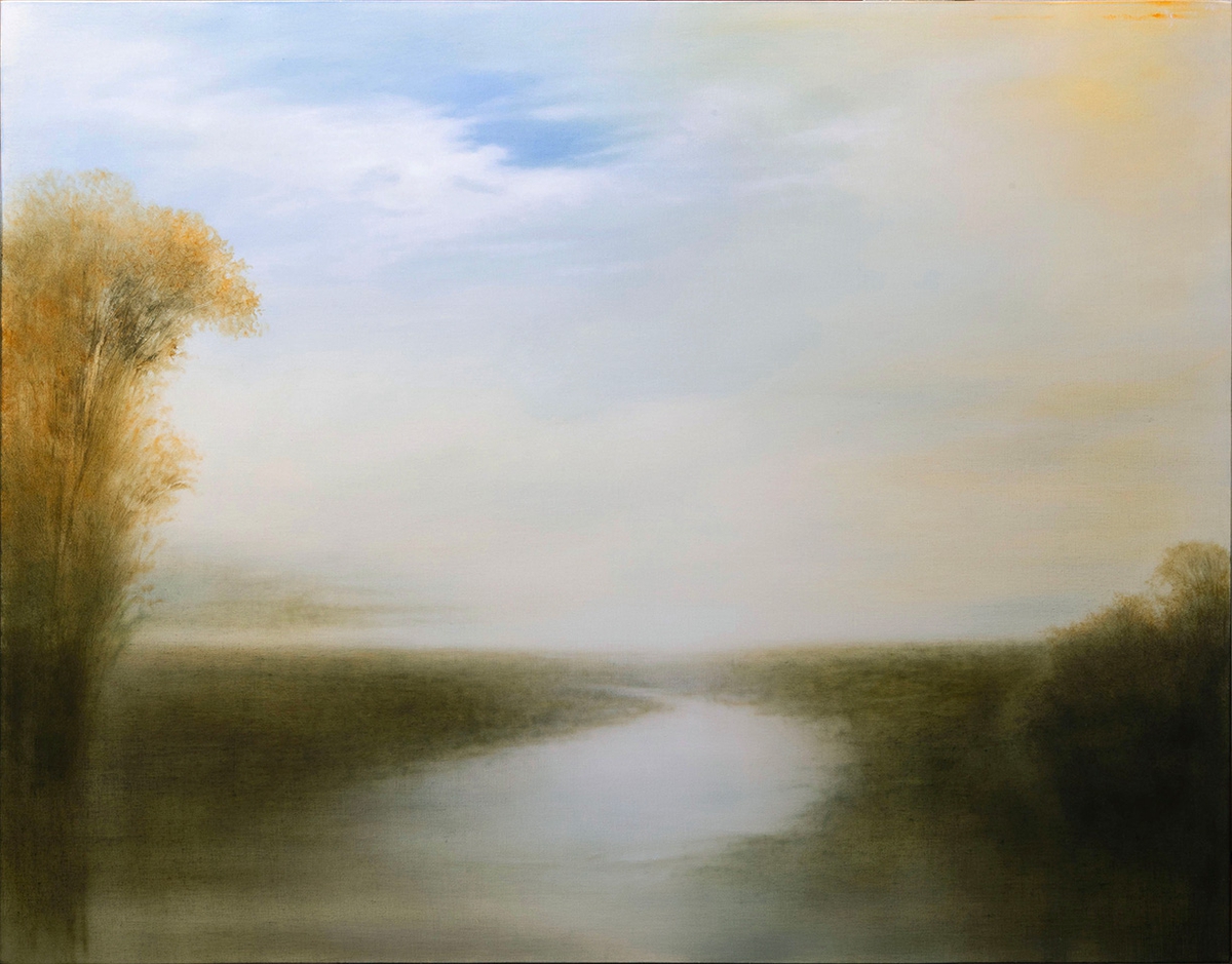 Hiro Yokose: Untitled #5505, 2023, Oil on canvas, 36 x 46 x 2.5 inches
