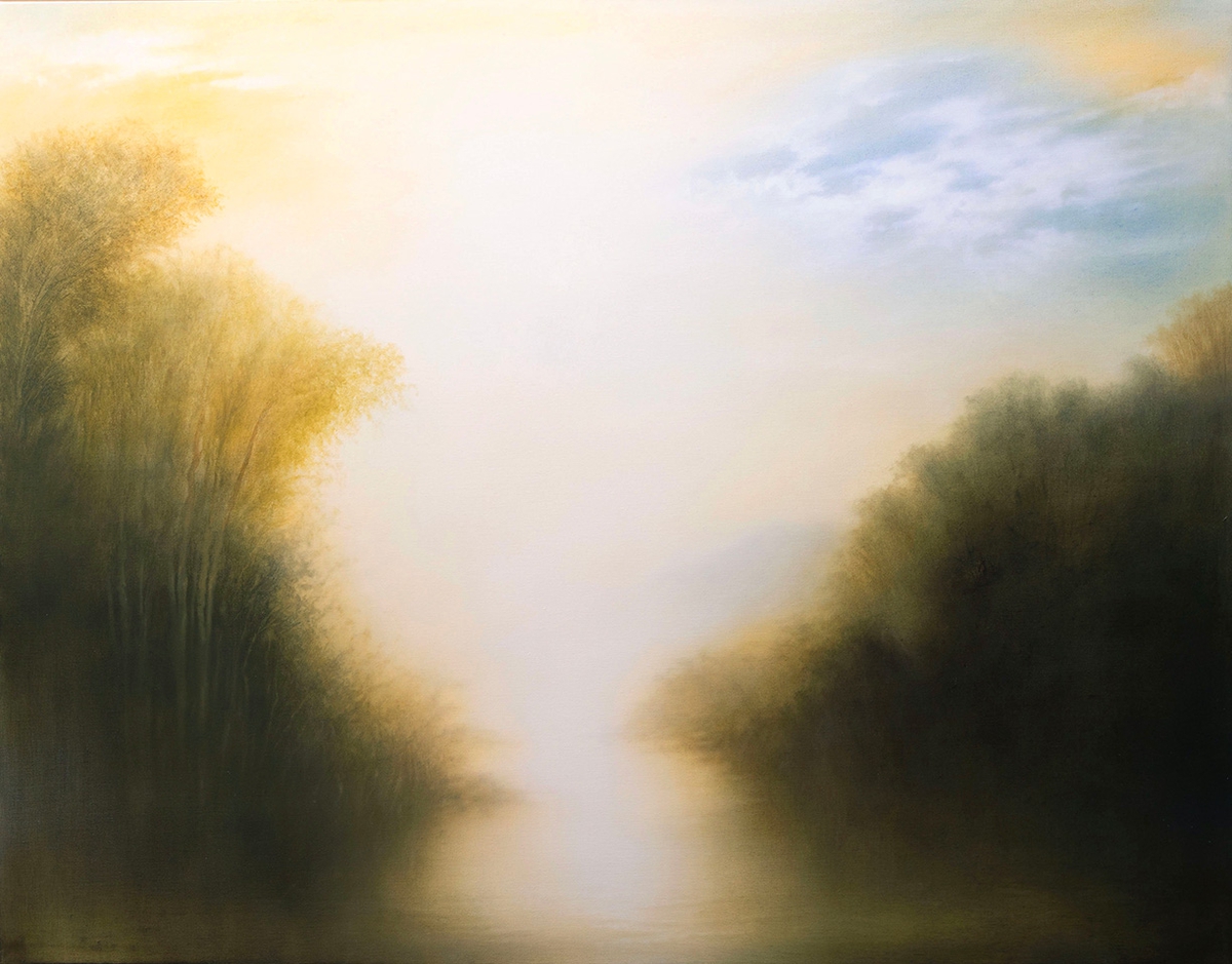 Hiro Yokose: Untitled #5506, 2023, Oil on canvas, 36 x 46 x 2.5 inches