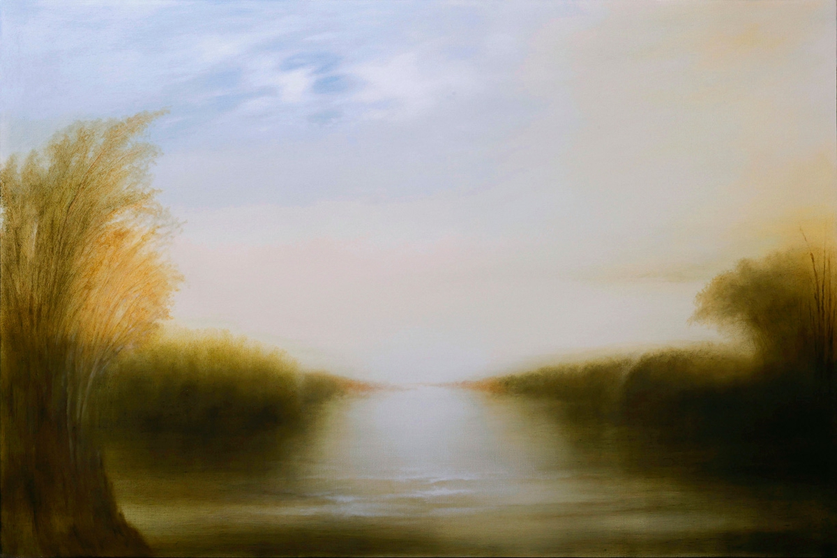 Hiro Yokose: Untitled #5508, 2023, Oil on canvas, 38 x 57 x 2.5 inches