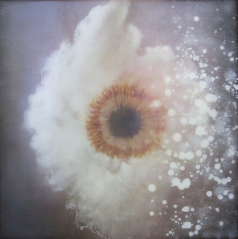 Hiro Yokose: Untitled 4384, 2004, Oil and Wax on Canvas over Panel, 10.25 x 10 x 2 inches