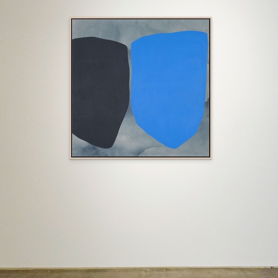 Installation of "Blue Velvet"