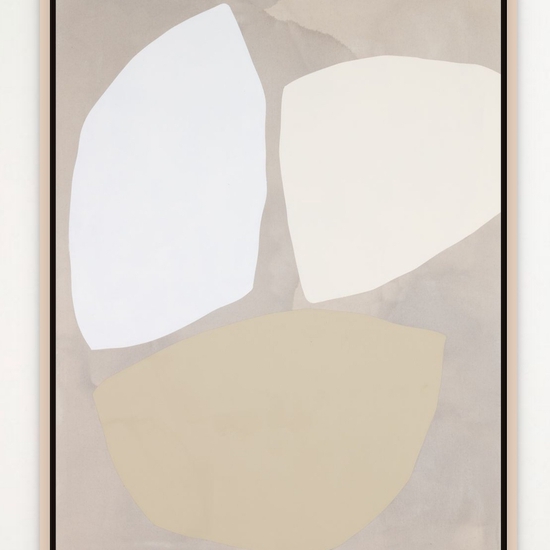 Mia Farrington: Silver Spring, 2024, Ink and Acrylic on Canvas, 48 x 36 x 1.25 inches (Framed: 49.25 x 37.25 x 2.5 inches)