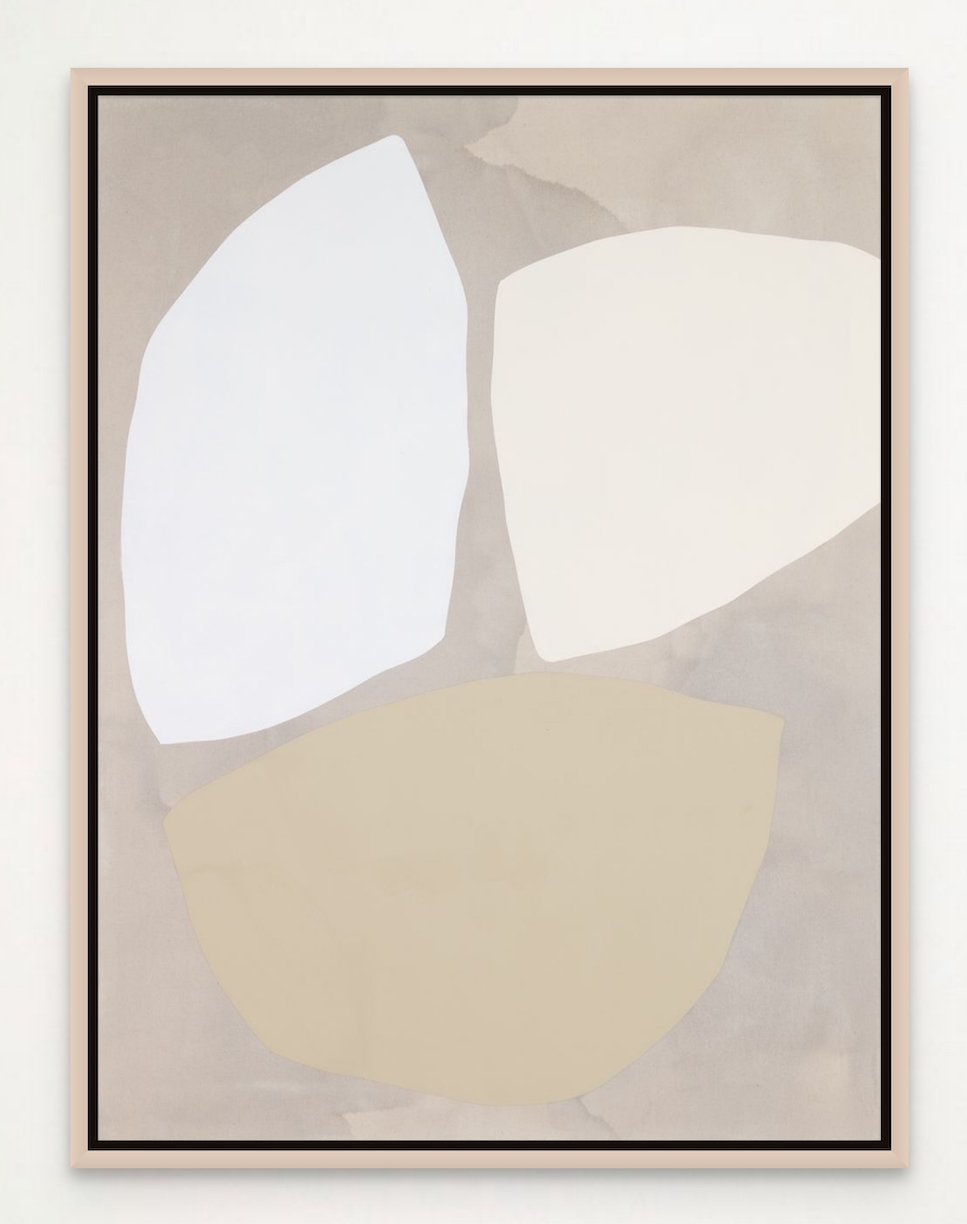 Mia Farrington: Silver Spring, 2024, Ink and Acrylic on Canvas, 48 x 36 x 1.25 inches (Framed: 49.25 x 37.25 x 2.5 inches)