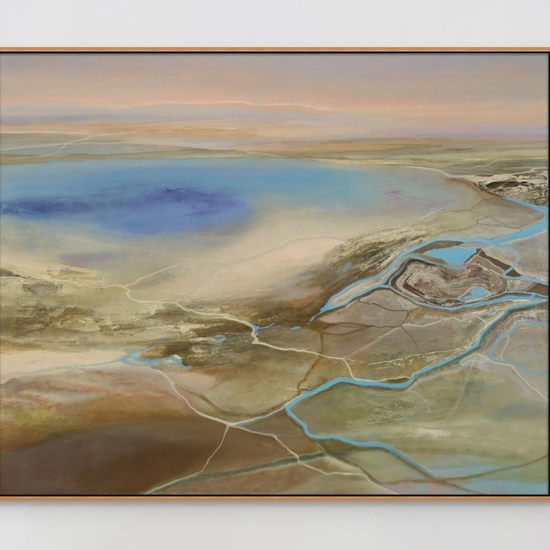 Philip Govedare: Harper, 2024, oil on canvas, 48 x 60 inches (framed dimensions: 49 x 61 x 2.25 inches)