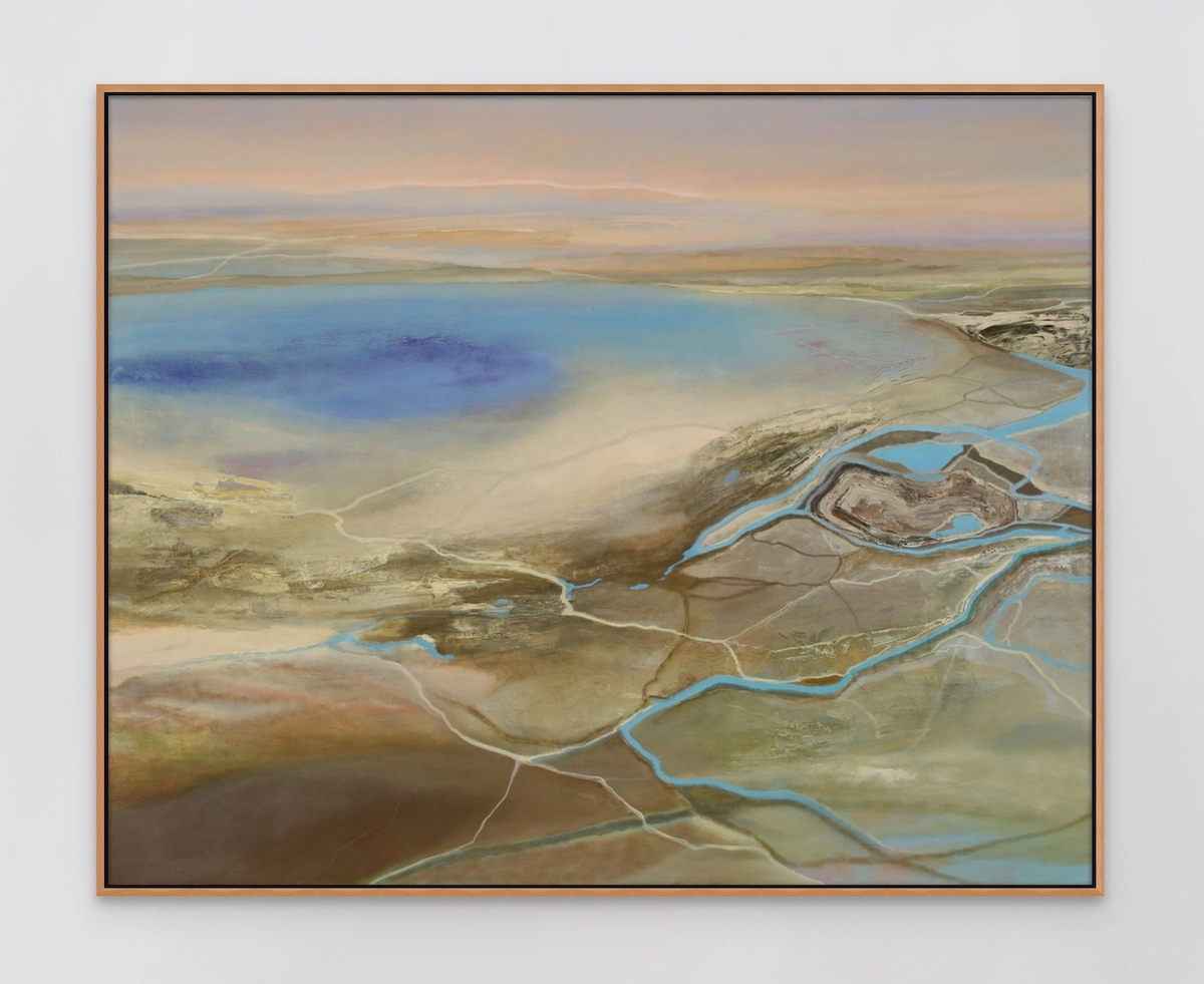 Philip Govedare: Harper, 2024, oil on canvas, 48 x 60 inches (framed dimensions: 49 x 61 x 2.25 inches)