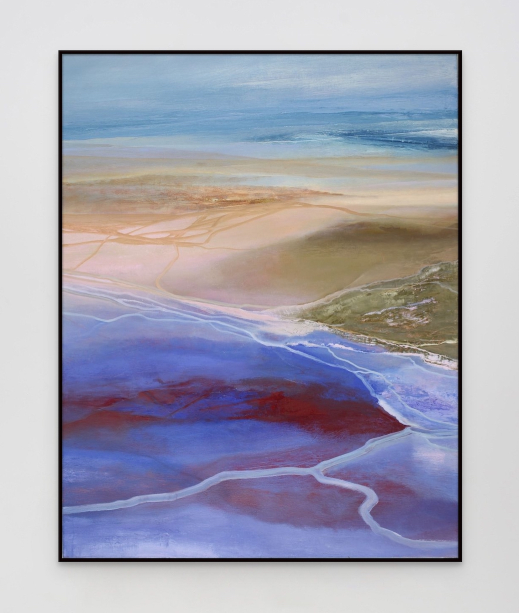 Philip Govedare: Surge, 2023, Oil on canvas, 38 x 30 inches (framed dimensions: 38.5 x 30.5 x 2.25 inches)