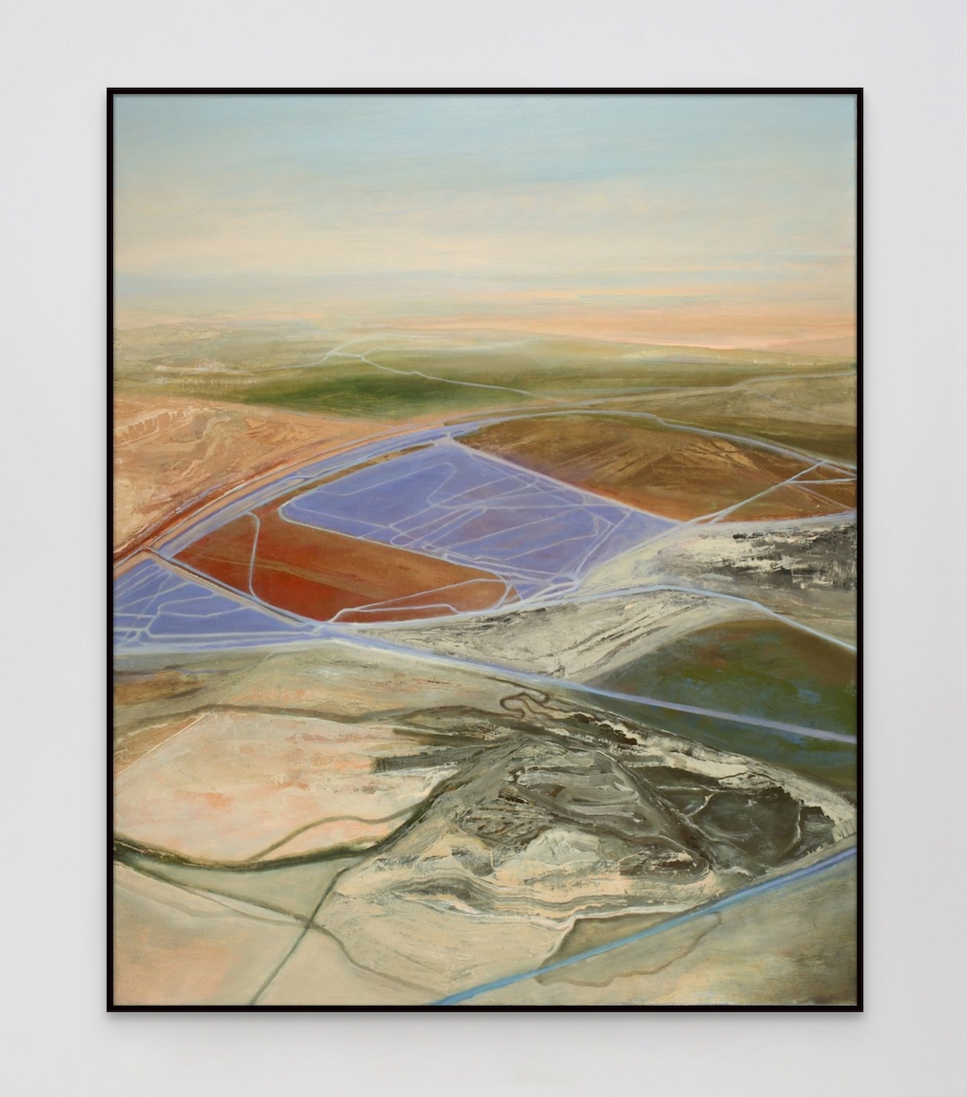 Philip Govedare: Winona, 2024, Oil on canvas, 45 x 37 inches (framed dimensions: 46 x 37.5 x 2.25 inches)