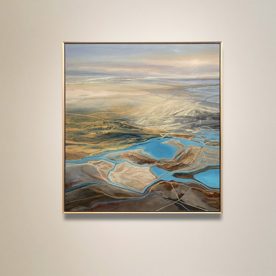 Firth, 2022, Oil on canvas, 56 x 52 inches