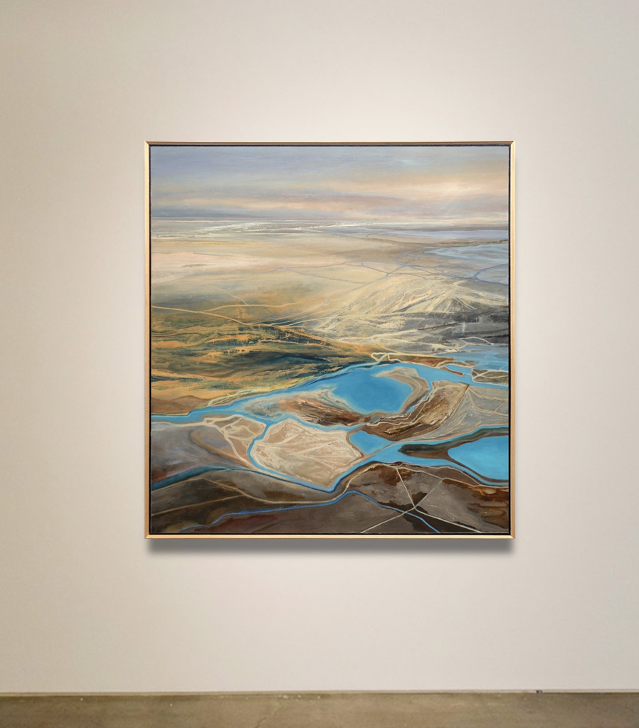 Firth, 2022, Oil on canvas, 56 x 52 inches