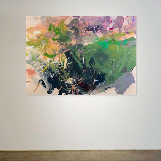 Installation of "August (Drifting Grama and Prairie Verbena)"
