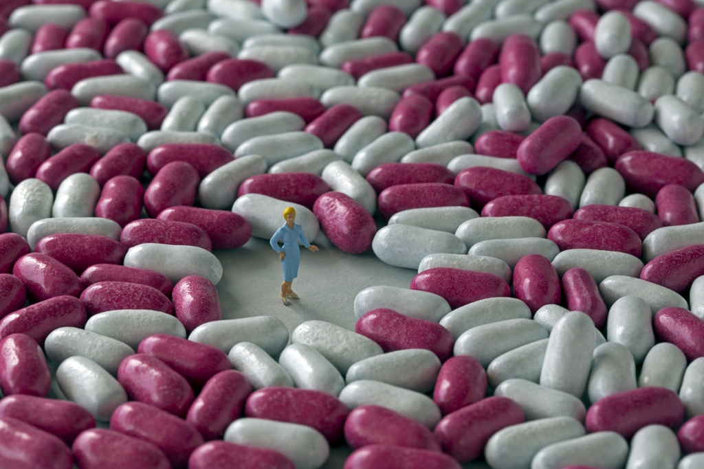Christopher Boffoli: Pharmaceutical Memories, 2013, Archival pigment ink print on metallic paper