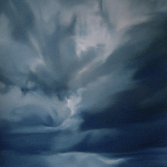Zaria Forman, Winston Wachter Fine Art, Seattle, WA, art, gallery, iceberg, glacier, oil pastel, drawing, painting, nature, National Geographic, blue, ice, water, sky, global warming, climate change, melting,